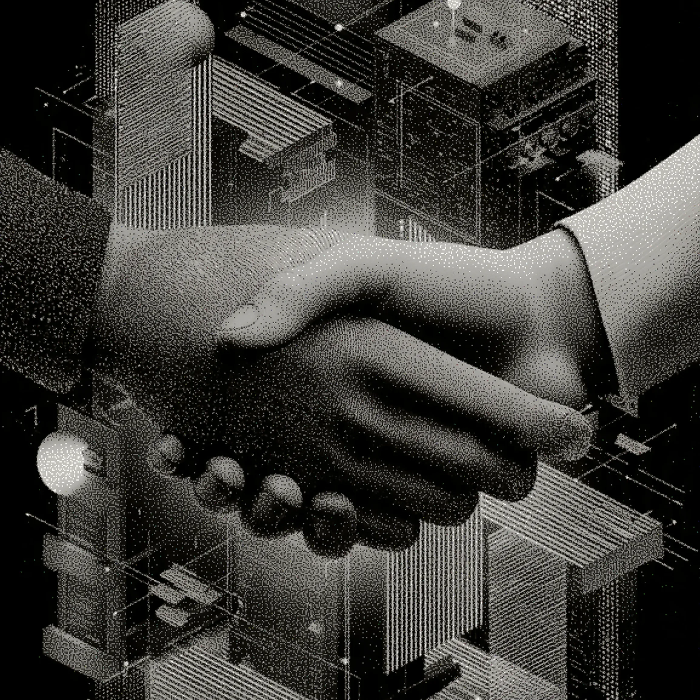 Abstract landscape illustration 4