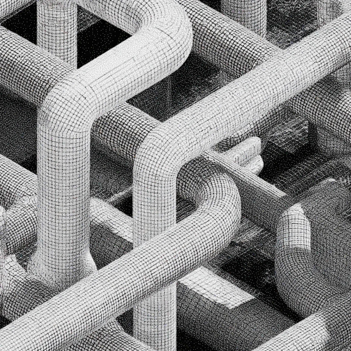 Abstract landscape illustration 1