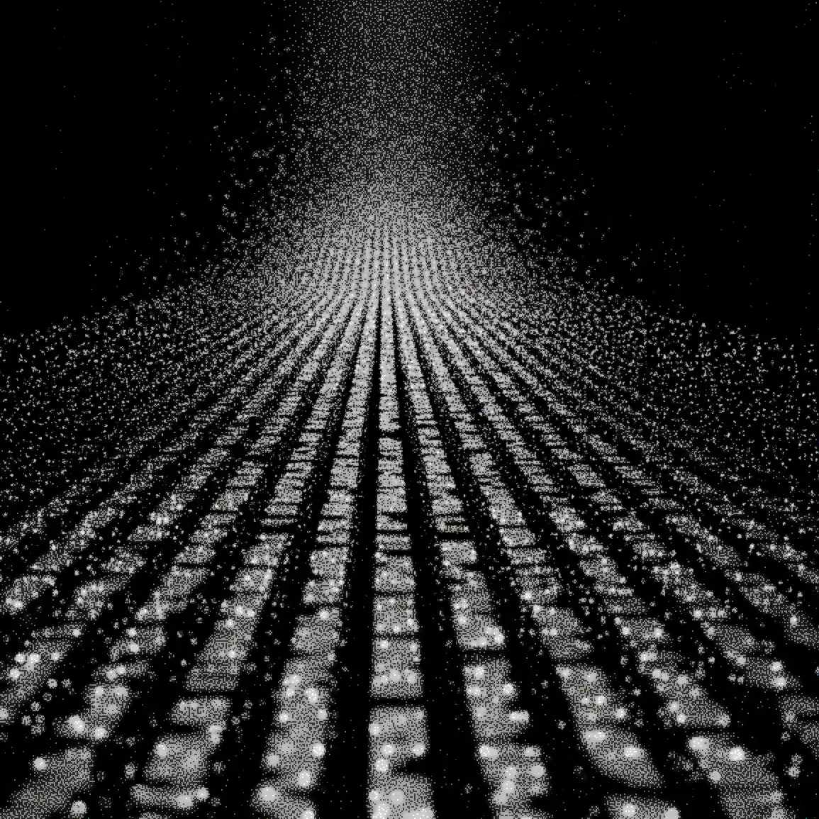 Abstract mountain landscape